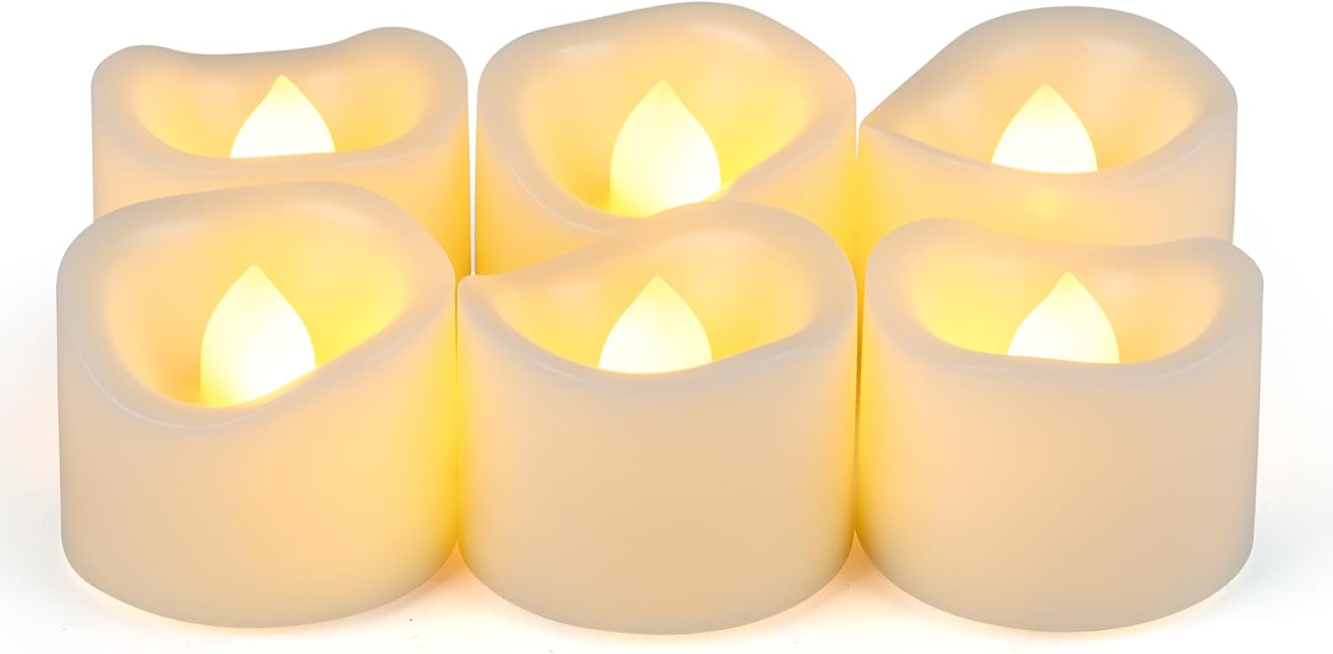 3PCS 4" 5" 6" Waterproof LED Flameless Timer Candles, 1000 Hours Long Battery Life/Flickering Battery Operated Electric Outdoor LED Large Pillar Candle for Outside Lantern Festival Decor etc.