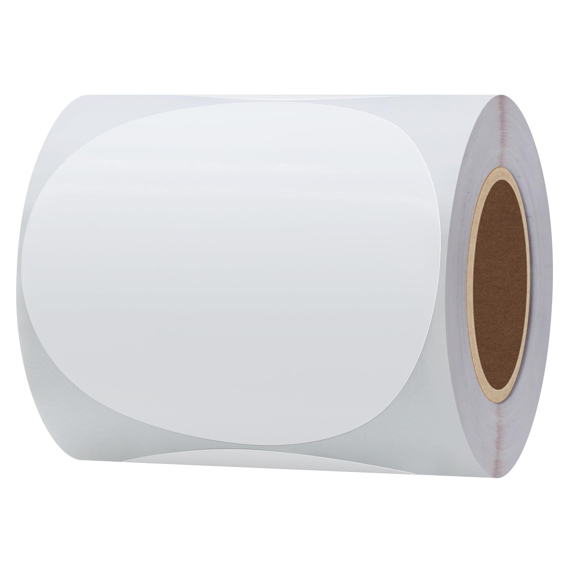 Hylabelest White Color Coding Dot Labels Round Semi Gloss Paper Stickers Adhesive Label (3")