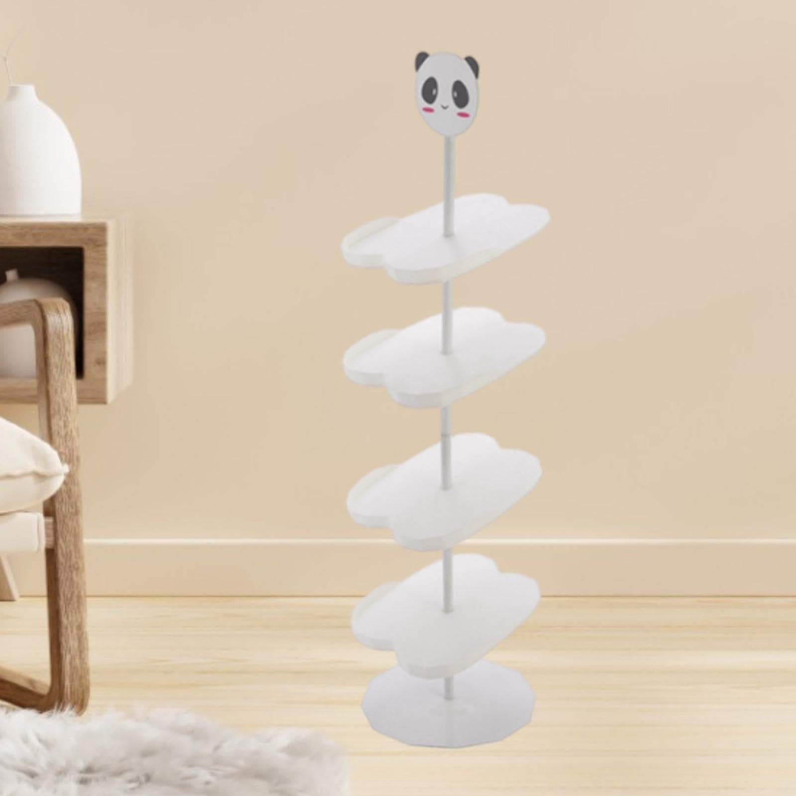Zapatero de 5 Niveles, Zapatero para Niños, Estante Multiusos para Zapatos, Organizador de Zapatos para Armario, Entrada, Pasillo de Casa, Blanco, Individual