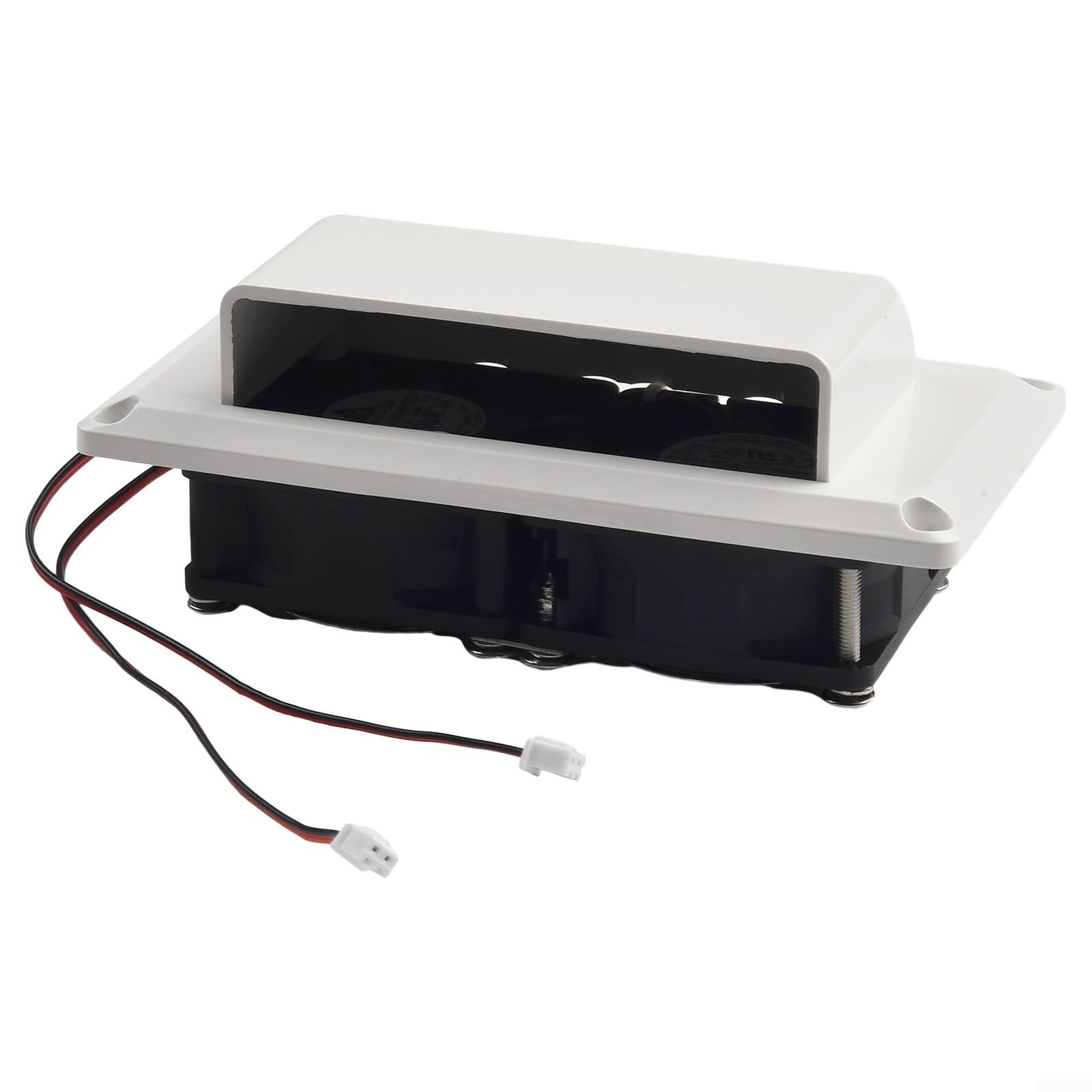 Ventola di scarico laterale 12V 6W per camper roulotte barche silenziosa plastica bianco