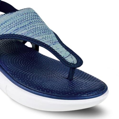 Image of KazarMax FlexiKnit Women Casual Sandal | Breathable | Stylish | Anti-Skid | Durable | Comfortable | Sporty Thong Sandals