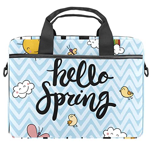 Sacoche bandoulière ordinateur portable fleurie pour working girl et trajets urbains