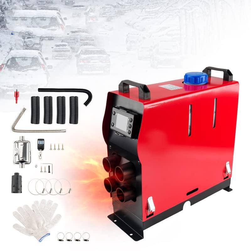 12 V 5 kW Nagrzewnica powietrza Diesel, Nagrzewnica postojowa Diesel Night Heater, Wszystko w jednym Nagrzewnica do ciężarówek Szybkie ogrzewanie z pilotem i wyświetlaczem LCD do samochodów kempingo