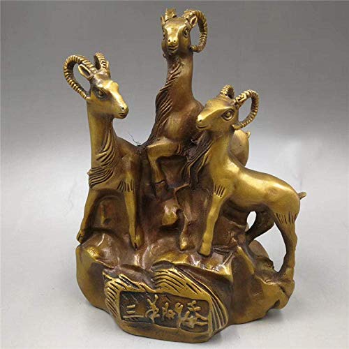 Figurines en cuivre pur Sanyang pour sublimer votre buffet de salon