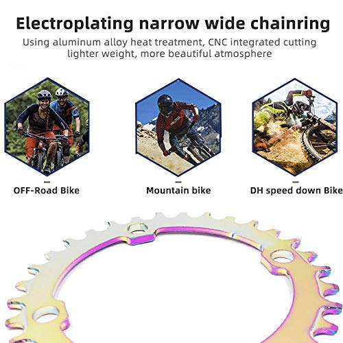image for VXM 104BCD Chainring 32T 34T 36T 38T【2021 New Electroplating Process