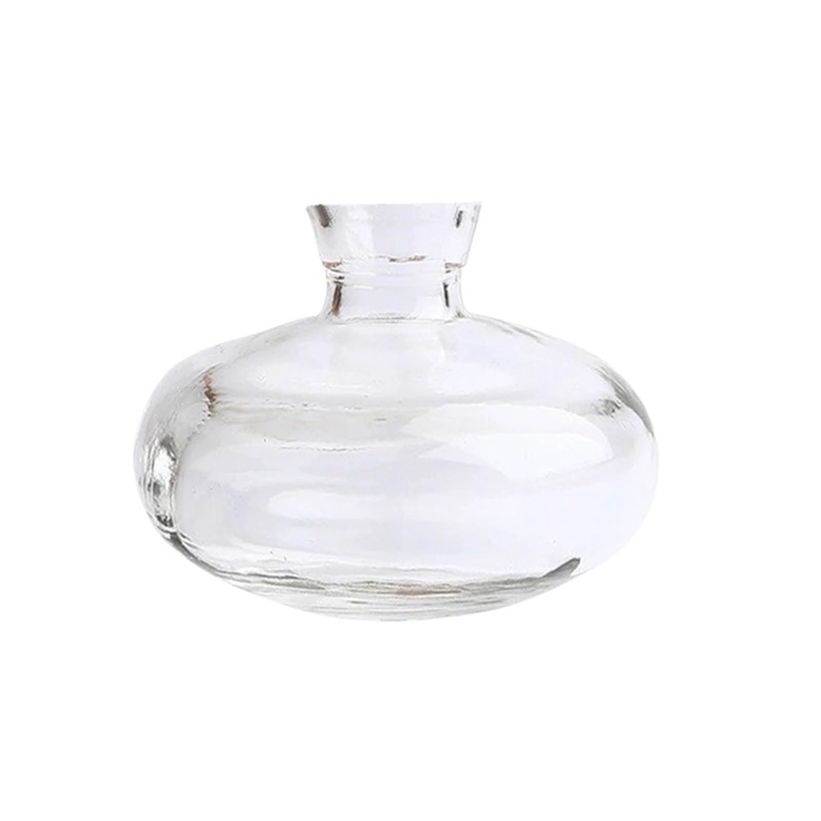 Vintage Flower Vase Mini Glass Wedding Party Transparent Hydroponics Plant Vases Desktop Ornaments Home Decorations(Color10)