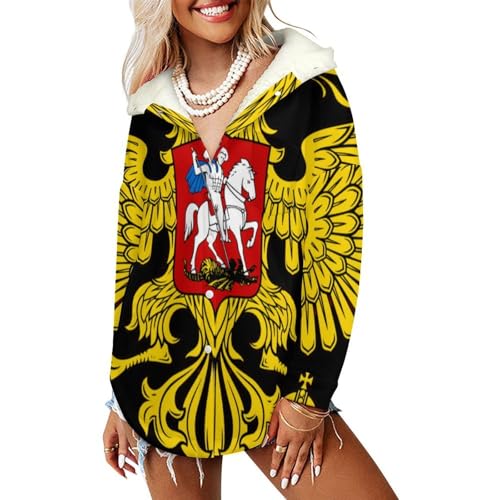 Veste polaire femme jaune à capuche manteau chaud hiver