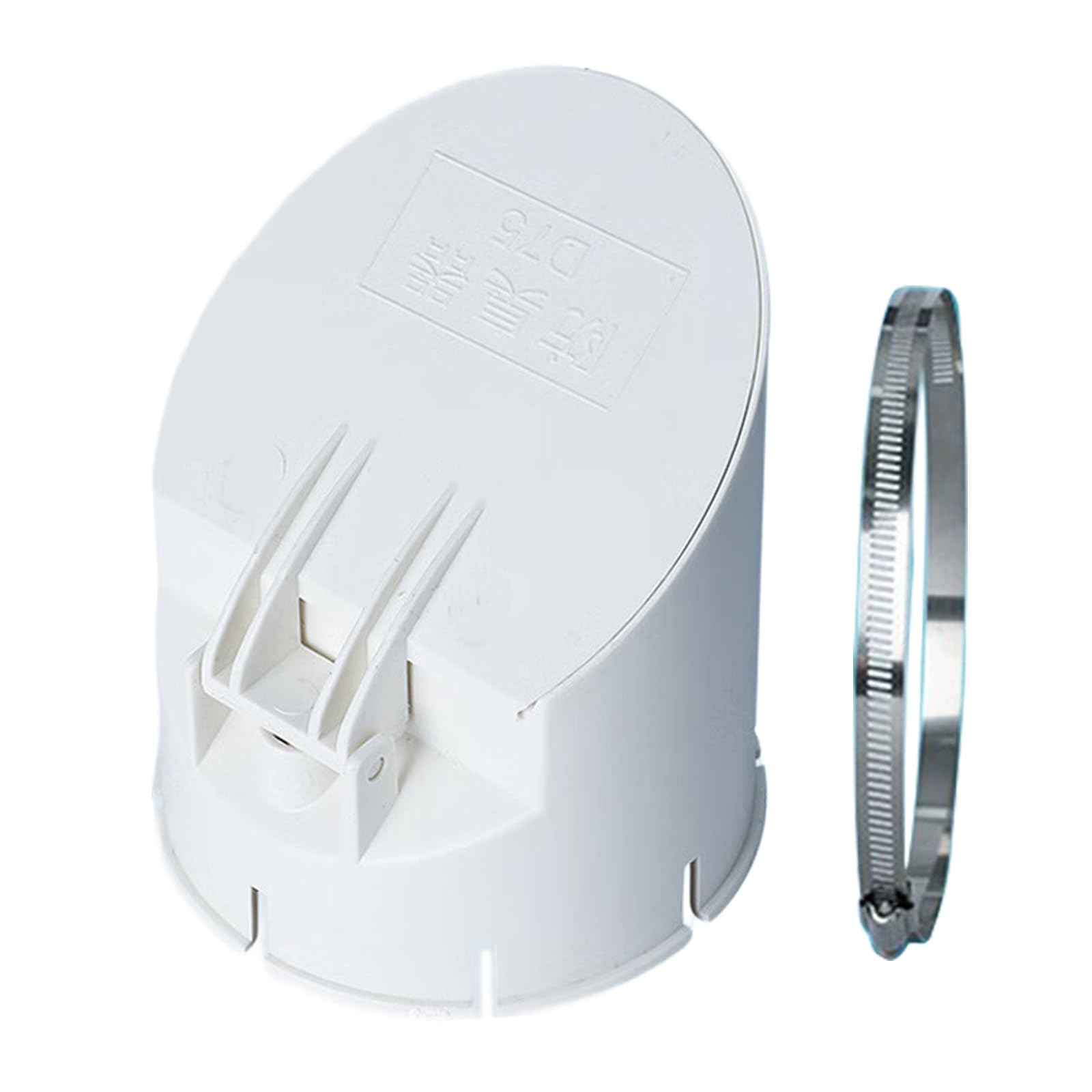 Yrohgkpn Multicolor Pvc Drainage Pipe Floor Drains Automatic Opening Closing Drain Gate Rain Pipe Cap Strainer Plug Clamps