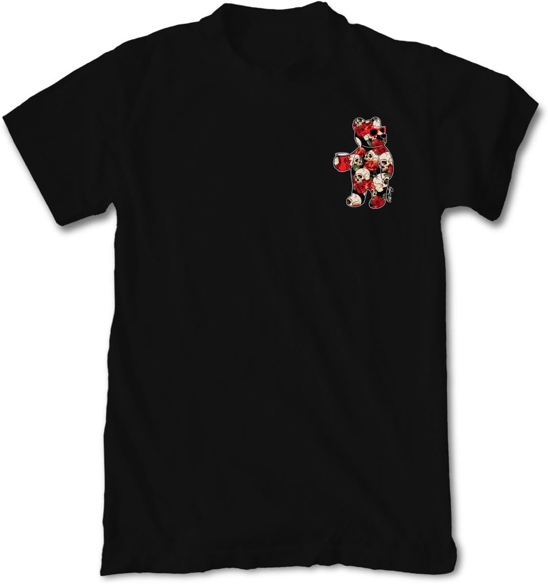 Skull Rose Bear (Black)
