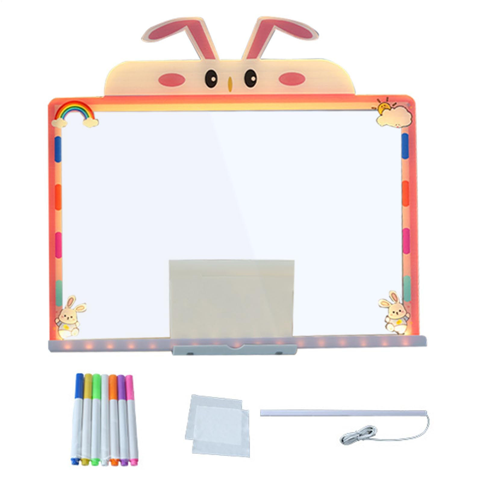 Light Up Drawing Board for Kids - Glow Writing Tablet for Kids - LED Children Drawing Tablet - for Birthday Party Gathering Home School Classroom Nursery Kindergarten