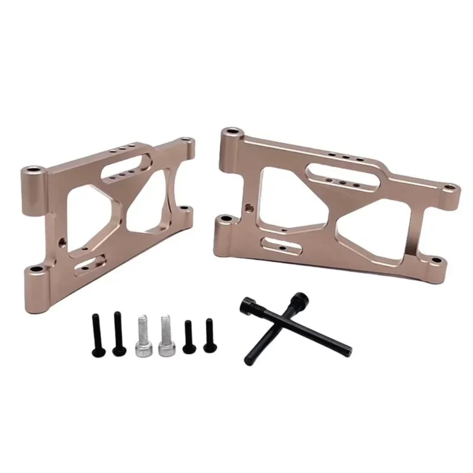 Genérico Brazo Inferior Trasero Metal para MJX 7303 1/7 Control Remoto Actualizaciones Coche Modificaciones Repuesto Piezas Accesorios P73250 Piezas Coche RC