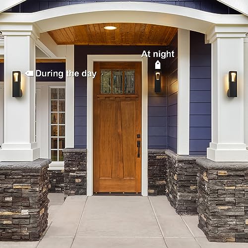 CELAVY Outdoor Wall Lights Mains Powered IP54 Modern Outside Light, Waterproof Porch Front Door Lamp Aluminium - Image 3