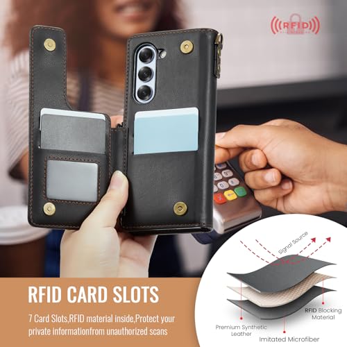 Coque Galaxy Z Fold 6 blocage RFID et support béquille pour visionnage mains libres - 3