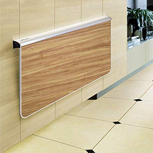 MU Lazy Table - Massivholz an der Wand befestigter Speisetisch-faltender Wand-Tabellen-Laptop-Tabelle, Kinder \'S Tabellen-Rot- / Holz-Farbe/Gelb sparen Raum,80 * 58 cm,Holzfarbe MU Lazy Table - Massivholz an der Wand befestigter Speisetisch-faltender Wand-Tabellen-Laptop-Tabelle, Kinder \'S Tabellen-Rot- / Holz-Farbe/Gelb sparen Raum,80 * 58 cm,Holzfarbe