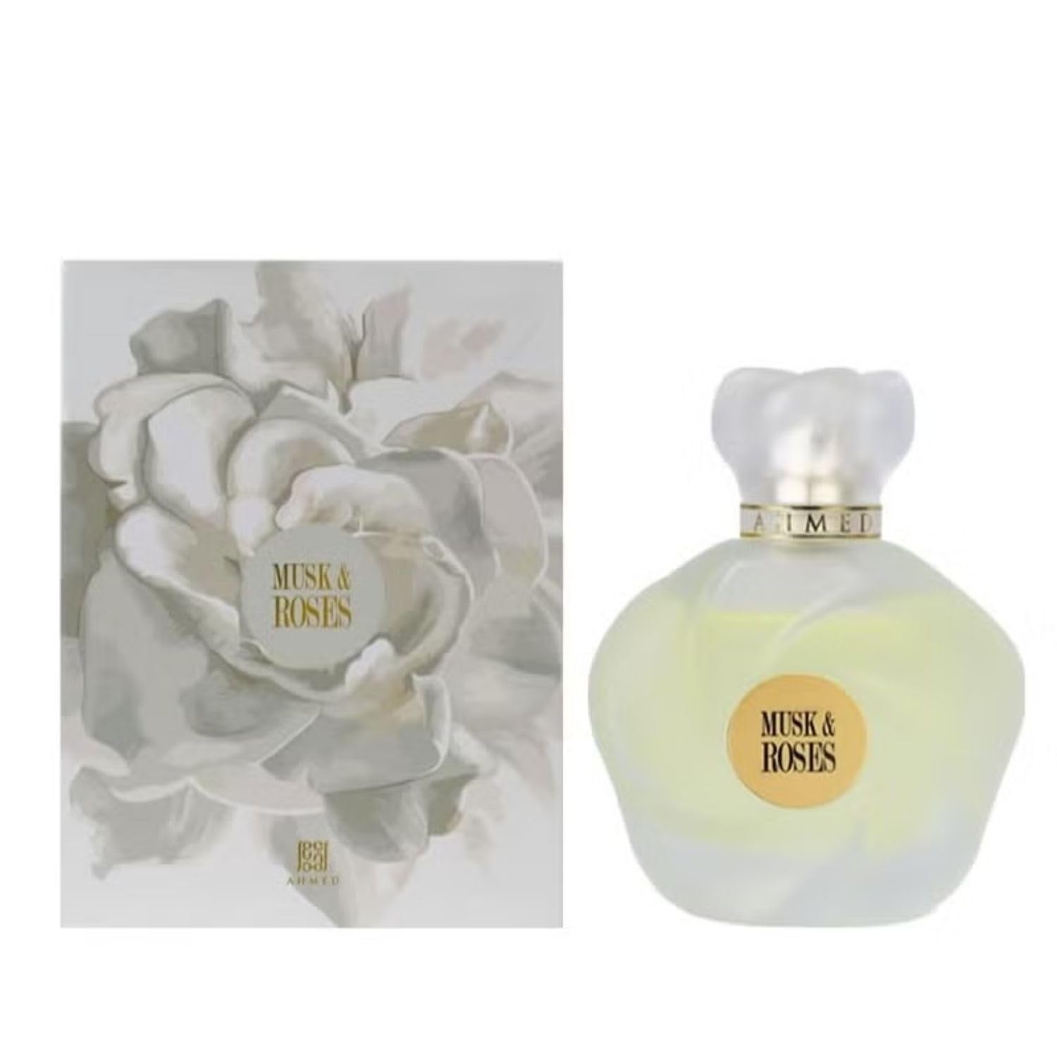 Musk and Roses by Ahmed Al Maghribi for Unisex - 2.53 oz Extrait De Parfum Spray