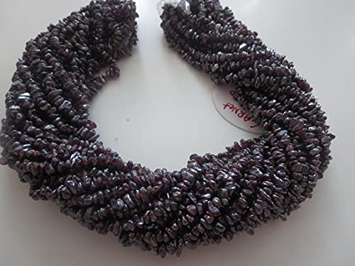 Garnet coated perles brutes haut de gamme pour joaillerie artisanale