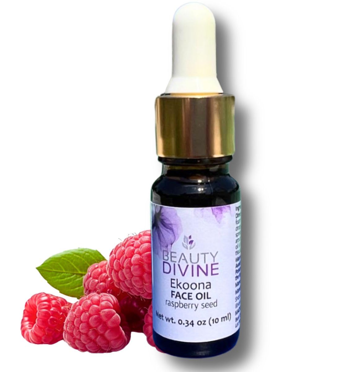 Beauty Divine FACE OIL – 100% Raspberry Seed Oil for Nourished, Hydrated, and Smooth Skin | Lightweight, Fast-Absorbing Formula