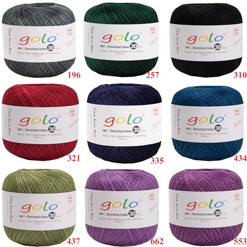 Image of golo Crochet Thread Embroidery Thread Crochet Yarn for Hand Knitting 699