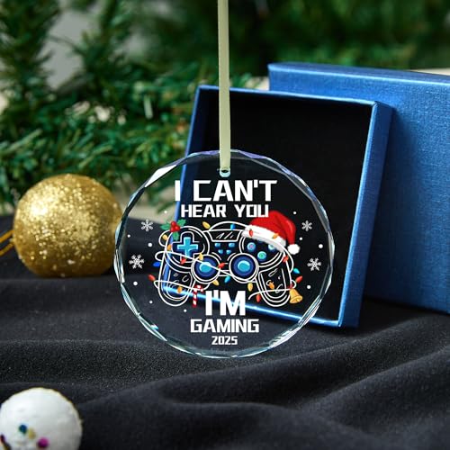 Image of Gamer Christmas Ornament Gifts 2026 for Teen Boys Men,Video Ornaments