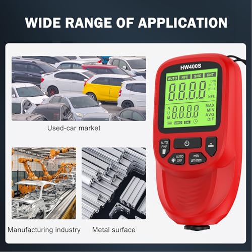 Medidor Digital de Espesor de Revestimiento Fabater HW400S miniatura 6