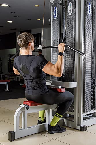 Relaxsan Posture 4070-RP (Black M) T Shirt, Back Straightener Posture Corrector for Man, Lumbar Support, Breathable - Image 4