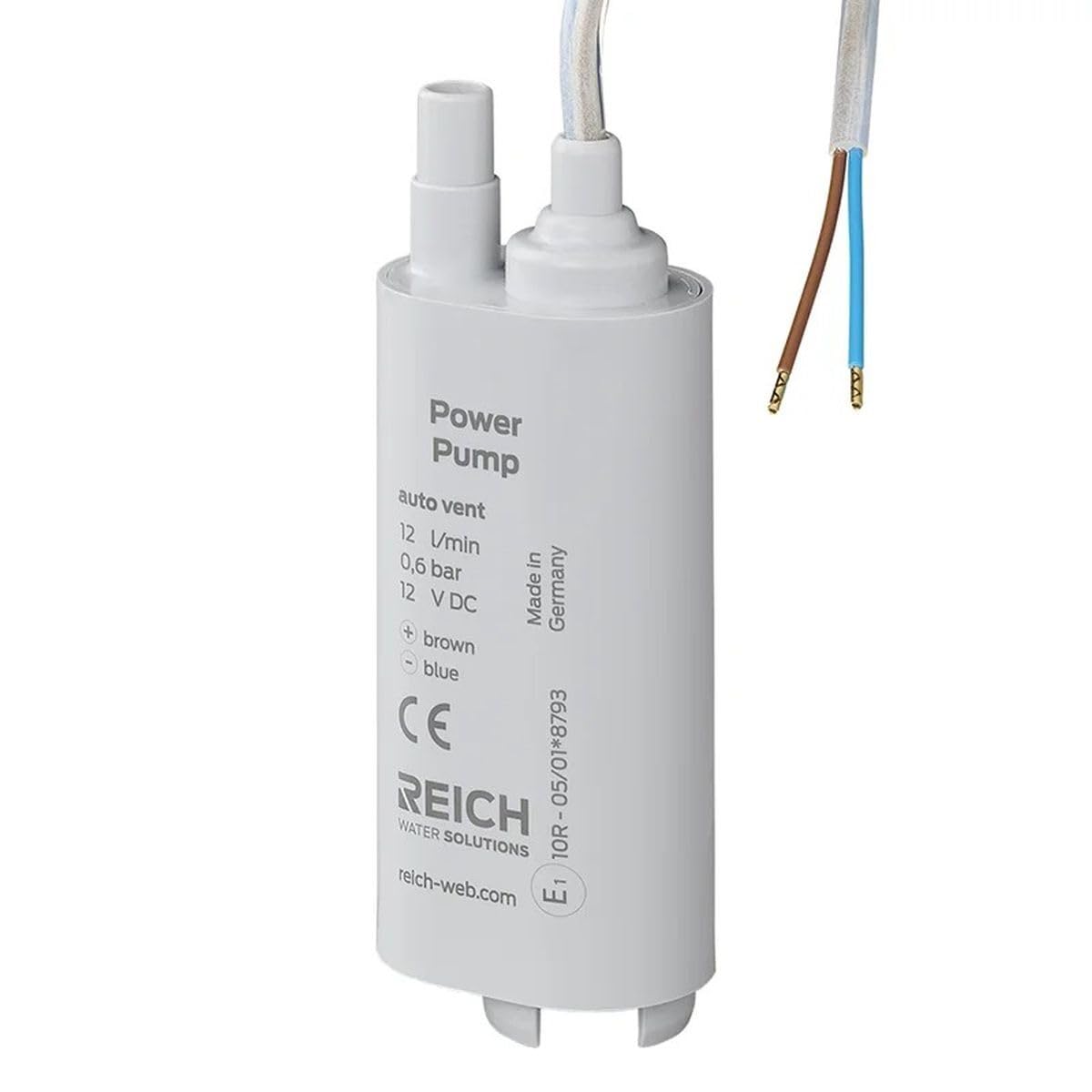 Moritz Tauchpumpe 12V 12 l/min 0,6 bar mit Entlüftung – Wohnmobil