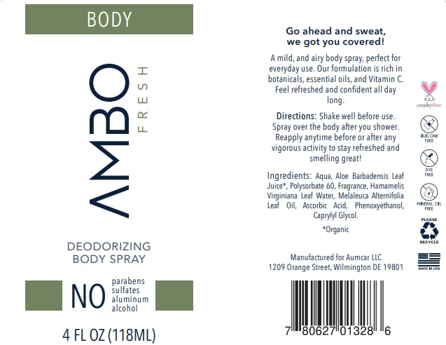 A.M.B.O. Fresh Total-Body Odor Control Spray | Aluminum-Free Deodorant | Botanical Formula with Witch Hazel & Aloe | 4 oz - Image 6