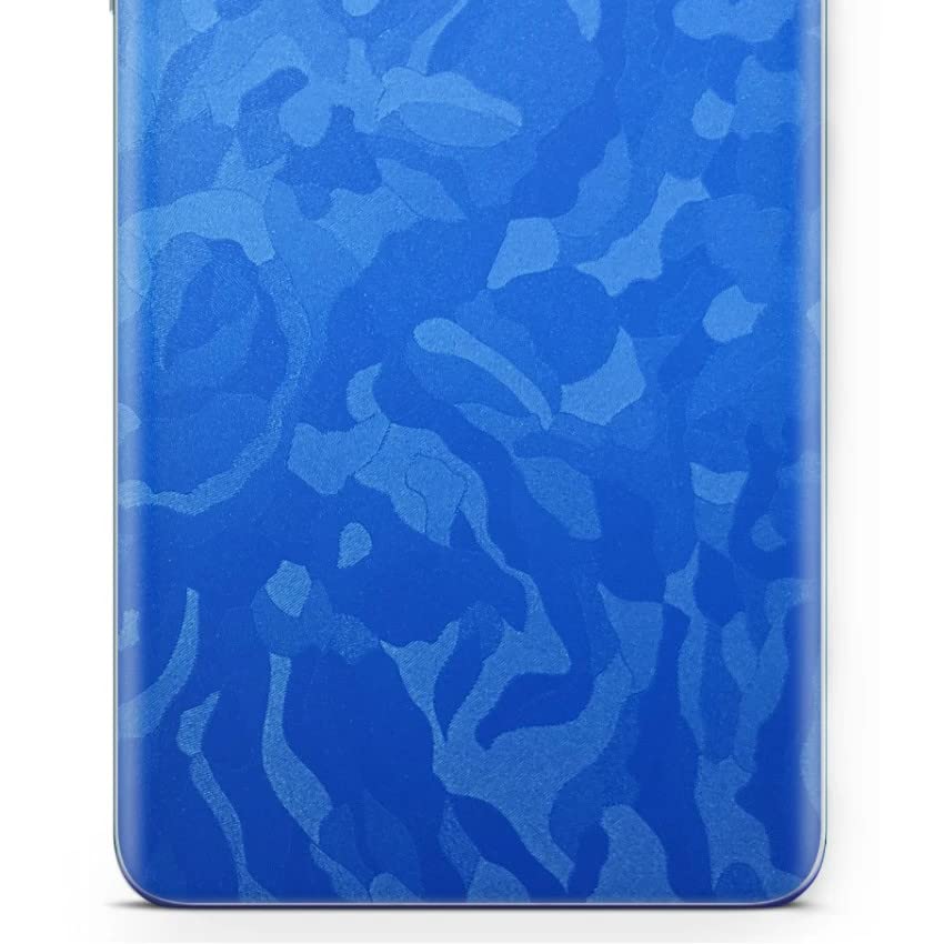 Apgo Pellicola Adesiva Posteriore Per Xiaomi 12T Pro - Skin Strutturata Camo Blu, Protezione Da Graffi