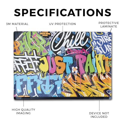 Image of Glossy Glitter Laptop Skin Compatible with Alienware M16 R2 (2024) - Just Paint - Premium 3M Vinyl Protective Wrap Decal Cover - Easy to Apply | Crafted in The USA by MightySkins