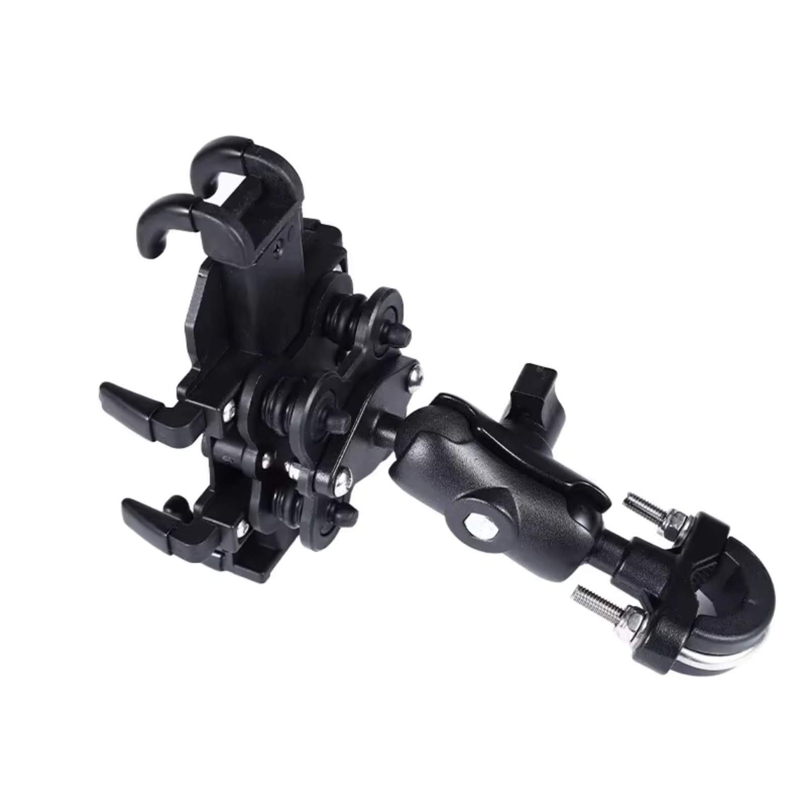 Moto Support Téléphone Support Téléphone Portable Antichoc Absorbant Les Chocs pour Moto Véhicule Électrique Smartphone(Mirror Mount)