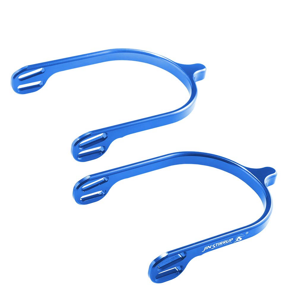 JIN Coppia di speroni Unisex Adulto, Blu, 21 x 17 x 20 cm