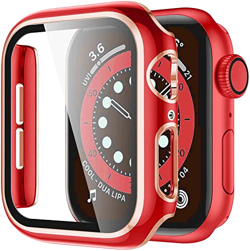Coque Apple Watch 40mm rose rouge idéale pour le sport et le quotidien avec protection iWatch SE