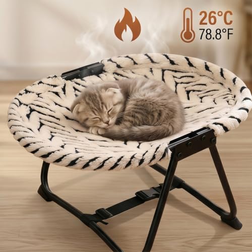 Lit hamac pour chat en velours premium et structure robuste - 4