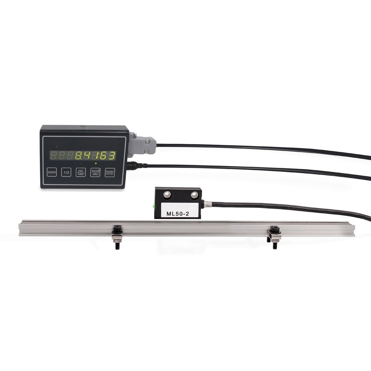 Testina di lettura magnetica da 2 m e kit magnetica da 1000 mm, encoder lineare ad alta precisione con cursore for automazione industriale e macchine da taglio