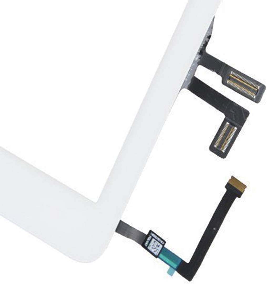 Zentop for White iPad 5 2017 9.7 inch （A1822, A1823） Touch Screen Digitizer Assembly Replacement with Home Button, Camera Bracket, Pre-Installed Adhesive, Tool Repair Kit