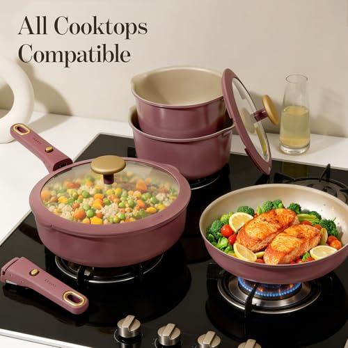 25% Off CAROTE Nonstick Cookware Set with Detachable Handle - Image 8