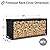 OutdoorLines Outdoor Firewood Rack Cover, Waterproof Wood Rack Covers, Firewood Log Storage Covering for Patio Logs Holder, 8FT Wood Holder Cover, Black, 420D Oxford Fabric (Only Cover, No Rack)