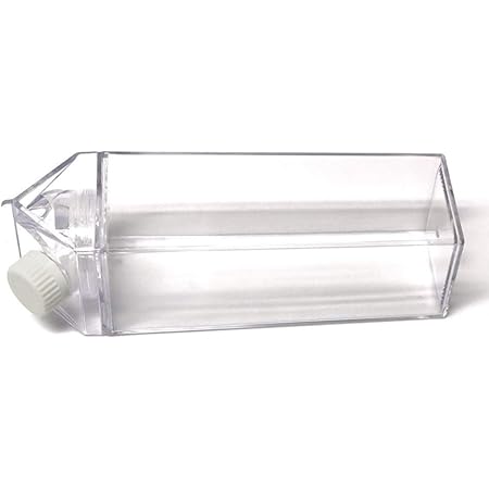 Amazon Co Jp Yardwe 2ピースプラスチック牛乳瓶空ジュースボトル牛乳パック水ボトルドリンクボトルジュース容器収納ボトル500ミリリットル ホビー 通販