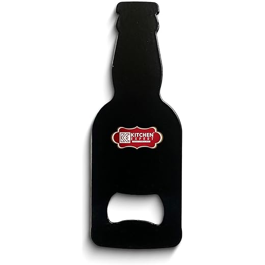 Kitchen Expert Steel Bottle Opener Matte Black