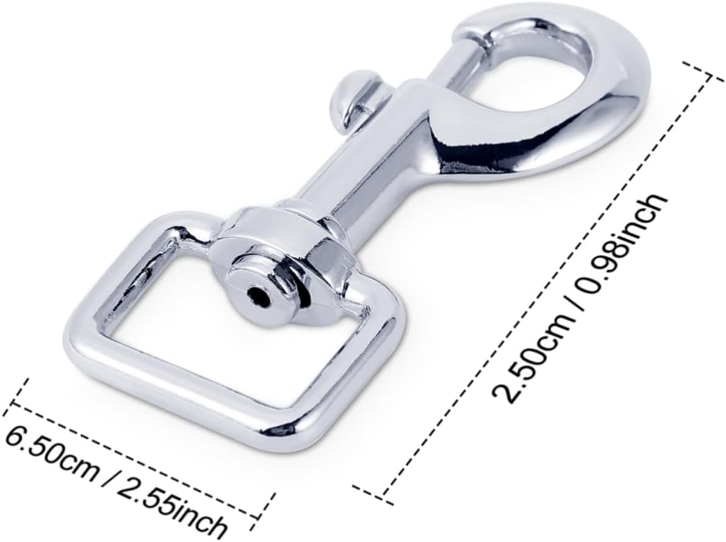 Double Ended Pulling Buckle Snaps Hook,Double-End 10pcs Swivel Snap Hook Buckle Trigger Clip Heavy Duty Keychain