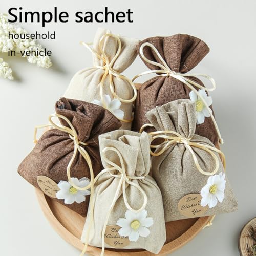 Sachet aromático floral para auto y hogar x4 miniatura 2