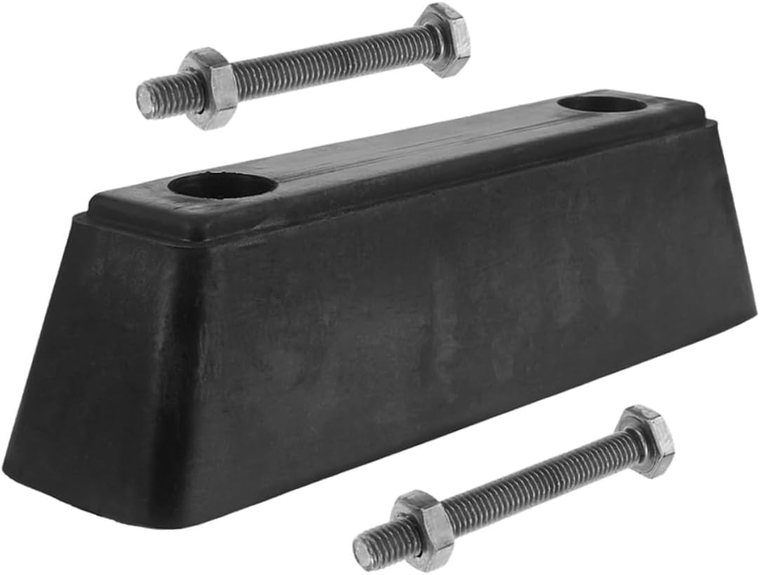 Thick Rubber Trailer Rear Bumper Protector Block Impact-Absorbing Car Bumper Guard for Trucks Rubber Cushion Stopper Stylish Truck Cargo Area Shield Buffer Pad for Vehicle