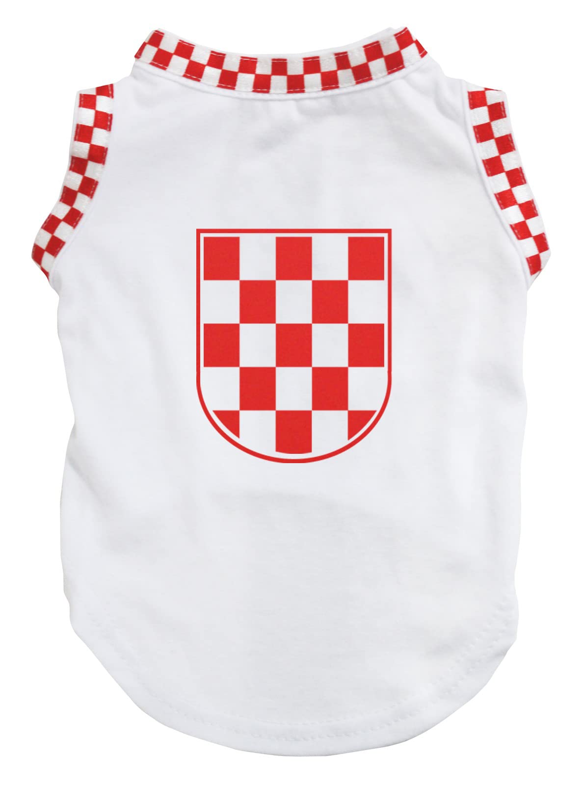 Chemise pour chien Croatie blanche XS finitions haut de gamme