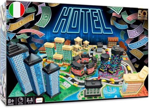 Asmodee, Hotel, Brettspiel, 8+ Jahre, 2-4 Spieler, italienische Ausgabe
