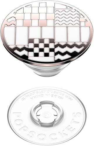 Miniatura 4 de POPSOCKETS Agarre para teléfono con soporte expandible, PopSockets para teléfono, retazos dorados esmaltados