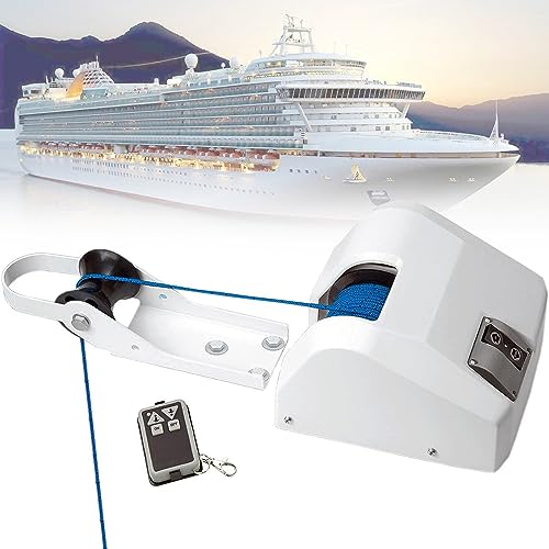 ANXYYDS Ankerwinden für Boote, Boote, elektrische Ankerwinde, Süßwasser-Salzwasser-Ankerwinde, 12 V elektrische Ankerwinde, Bootswinde