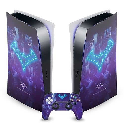 Couverture Vinyle PS5 Digital Solution Anti-Poussière Nightwing Motif Gotham Knights