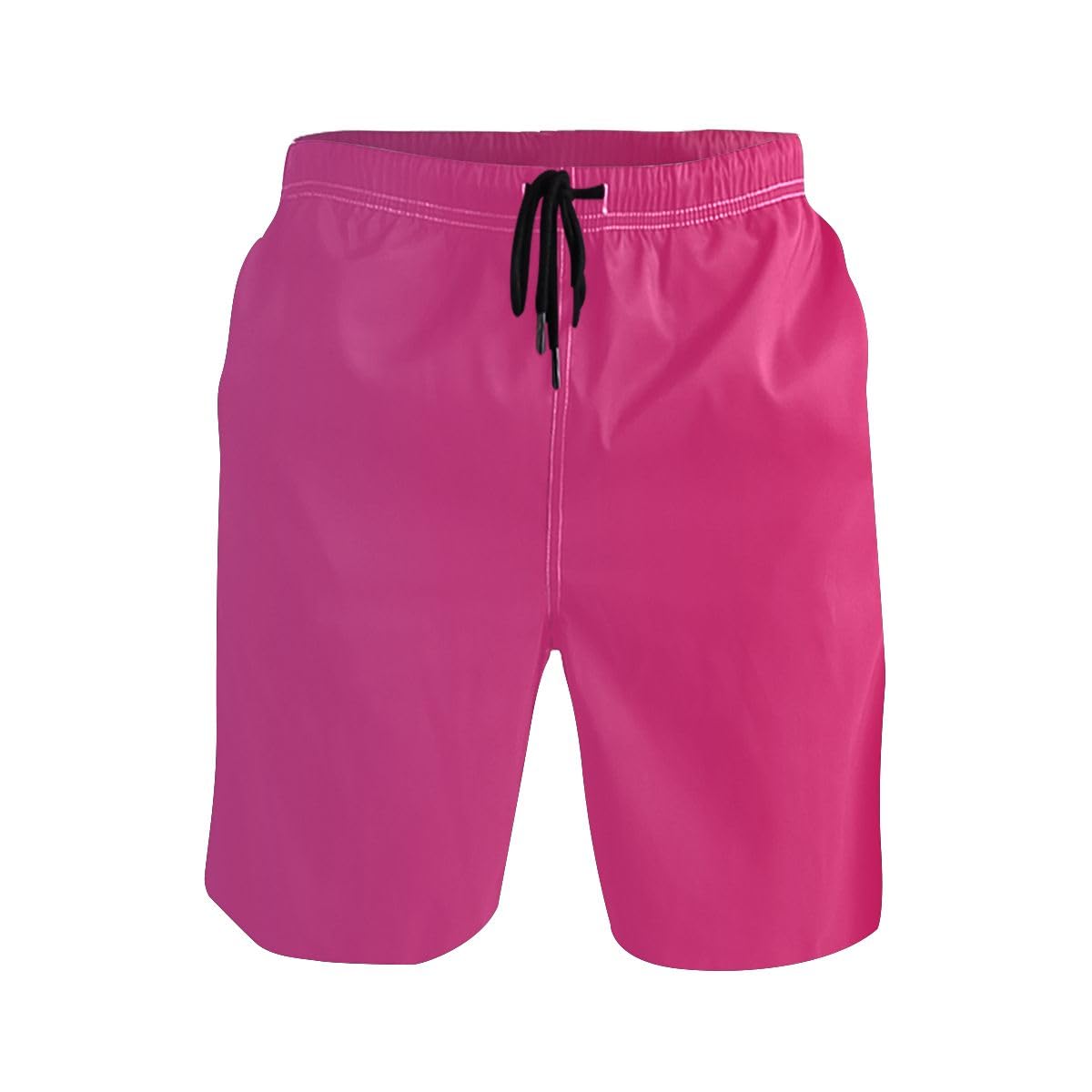 Pantaloncini Sportivi da Uomo Red Blue Gradient Beach Board Short con Meshlining Costume da Bagnolightweight Waist Shorts per Feste Spiaggia Mare