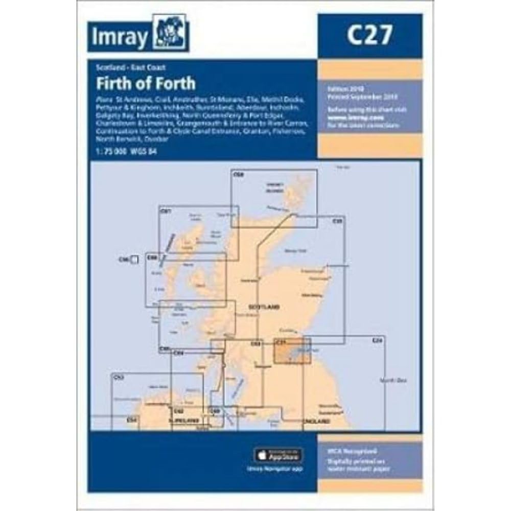 Imray Chart C27: Firth of Forth (C Charts): 27