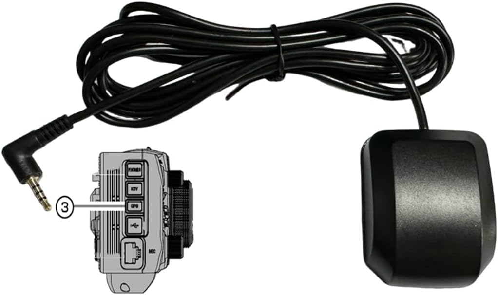 Externe GPS-Antenne für FTX-1F, FGPS-5 kompatibel, 2 m Verlängerungskabel